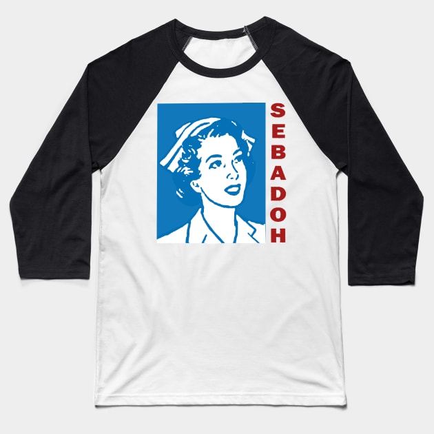 Sebadoh - Nurse - Tribute Design Baseball T-Shirt by Vortexspace